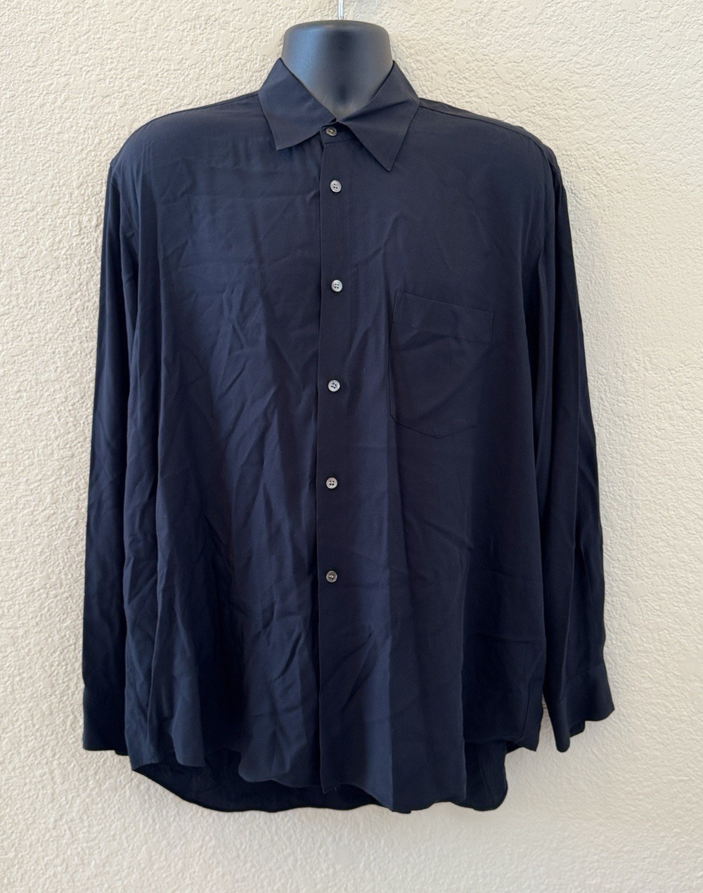 Comme des Garçons SHIRT Mens M Viscose Button Up Long Sleeve France